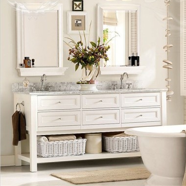 Hot Selling Custom 36 Inch Modern Floating Double Sink Bathroom Vanity Units