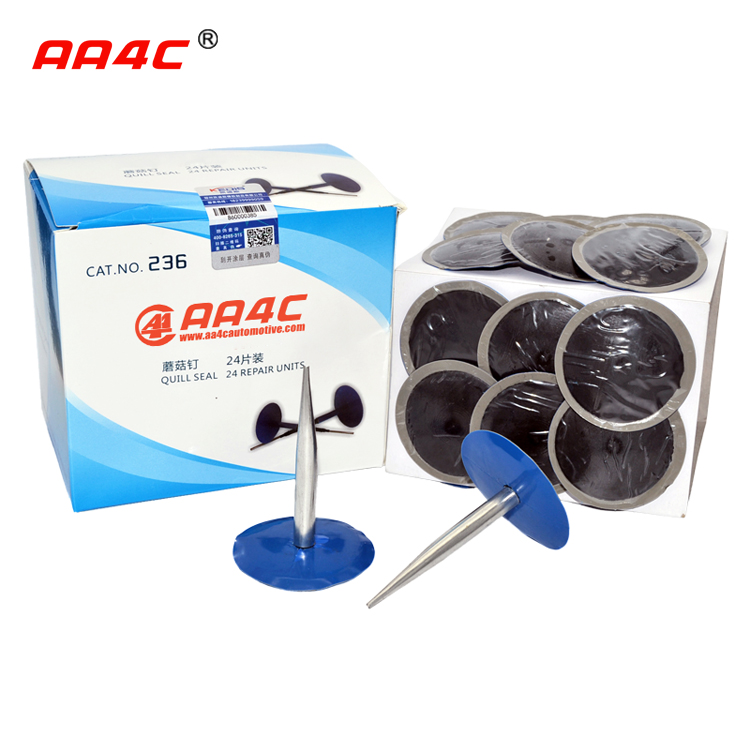 Truck Mushroom Nail Tire Repair Patches Round Square 37x47mm Tire Service Machines