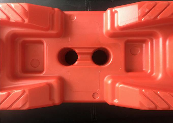 High Stability HDPE temporary Fence Base parallel Hole Suit OD 40mm temporary Base Center Distance 75mm