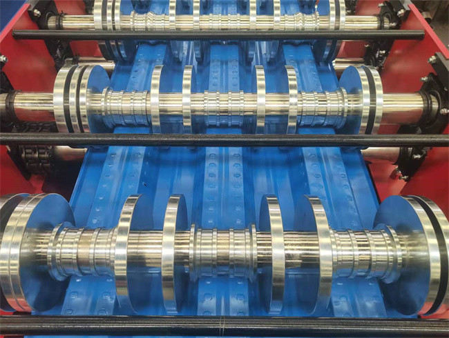 0.8mm-1.5mm Floor Decking Roll Forming Machine galvanized High Speed