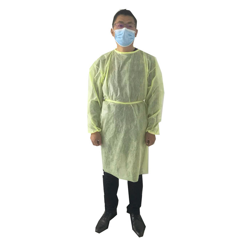 Waterproof Medical Protective Clothing , PP 37sgm Disposable Protective Suit