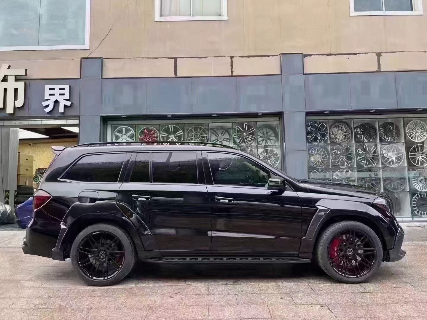X166 Mercedes Wide Body Kit GLS450 GLS63 2015 Front Lip Spoiler Widebody Kit