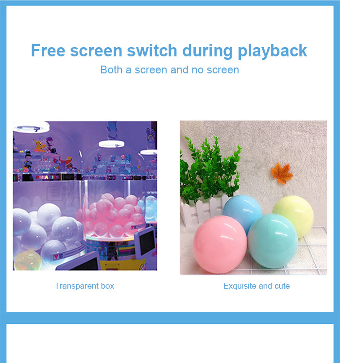 Coin Operated Game Gift Machine Bouncy Ball Capsule Toy Machine