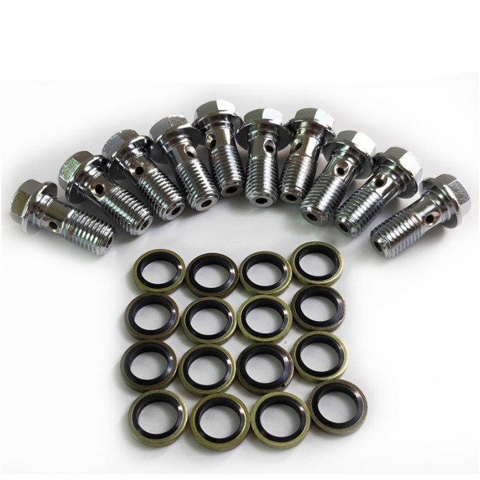 Premium Quality Copper Brake Hose Bolt Washer 0.44 Inches Diameter