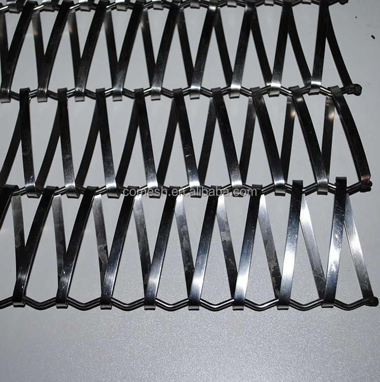Stainless Steel 304 Decorative Wire Mesh For Curtain Wall