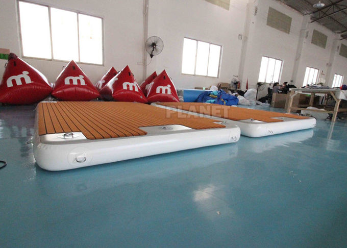 Double Wall Fabric EVA Inflatable Floating Boat Dock