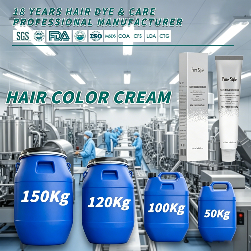 Wholesale Salon Use Free Samples Permanent Professional Hair Dye Cream OEM