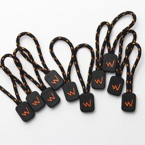 China Embossment Effect ISO Auto Lock Zipper Pull Cord For Clothes on sale