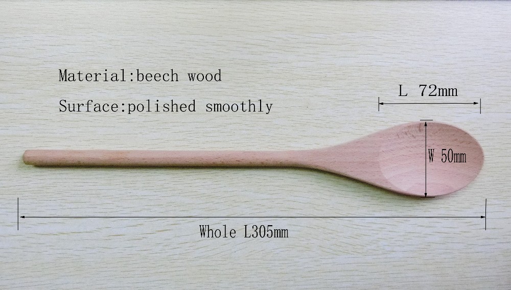 Natural Wooden Spoon with Eco-friendly