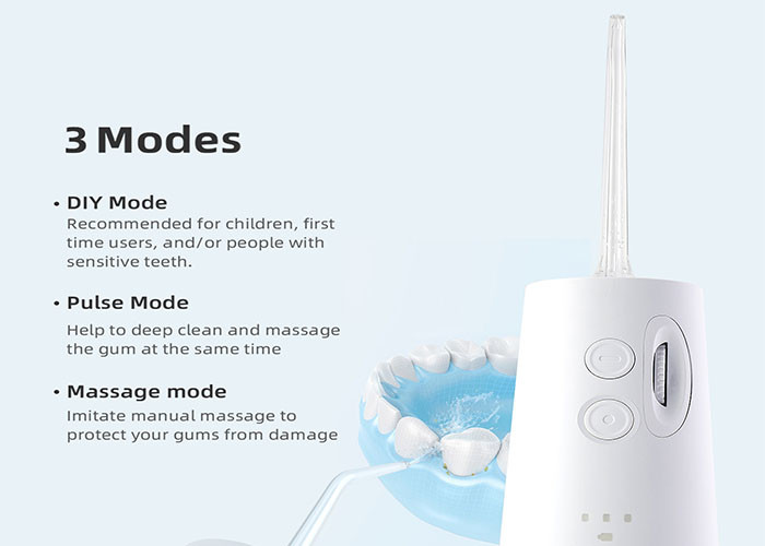 Portable DIY Water Flosser Combo Cordless Oral Irrigator for Bridges