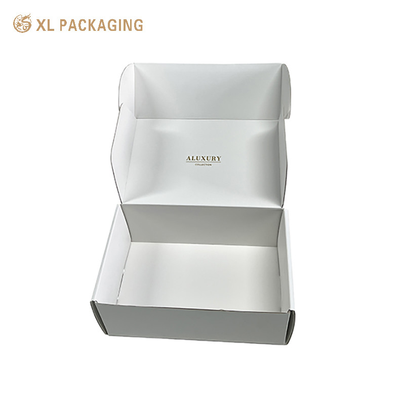 Custom Cardboard Mailer Box Apparel Postal Clothing Packaging Box For Dress T Shirt Suit
