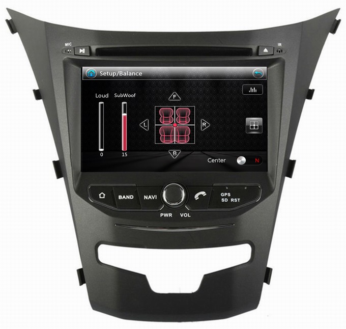 Ouchuangbo 8"Touch Screen DVD Radio Player Ssangyong Korando 2014 GPS Navi Bluetooth iPod SD USB SWC OCB-8067A