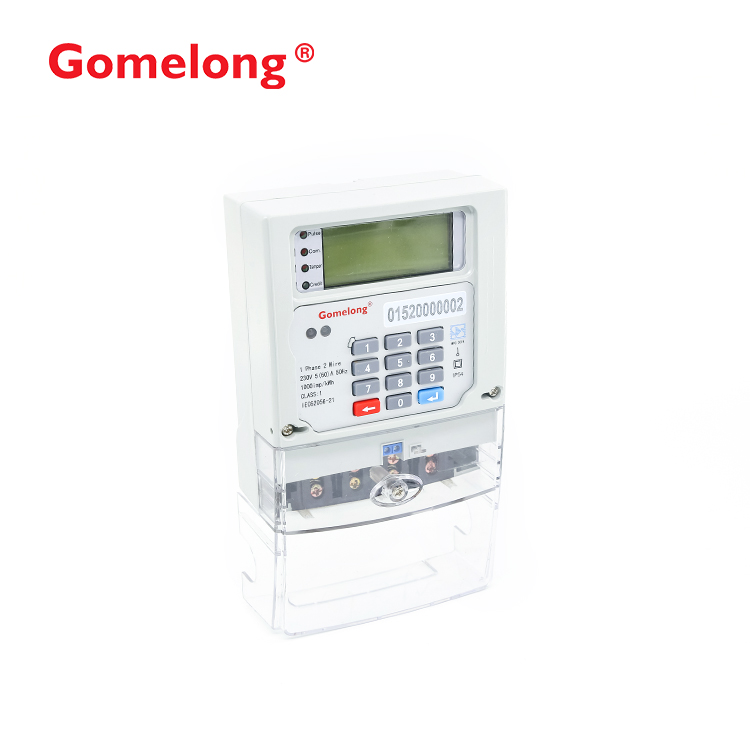 2021Hot sale Africa STS Approved DDS558 Single Phase Token Base Keypad Prepaid Energy Meter