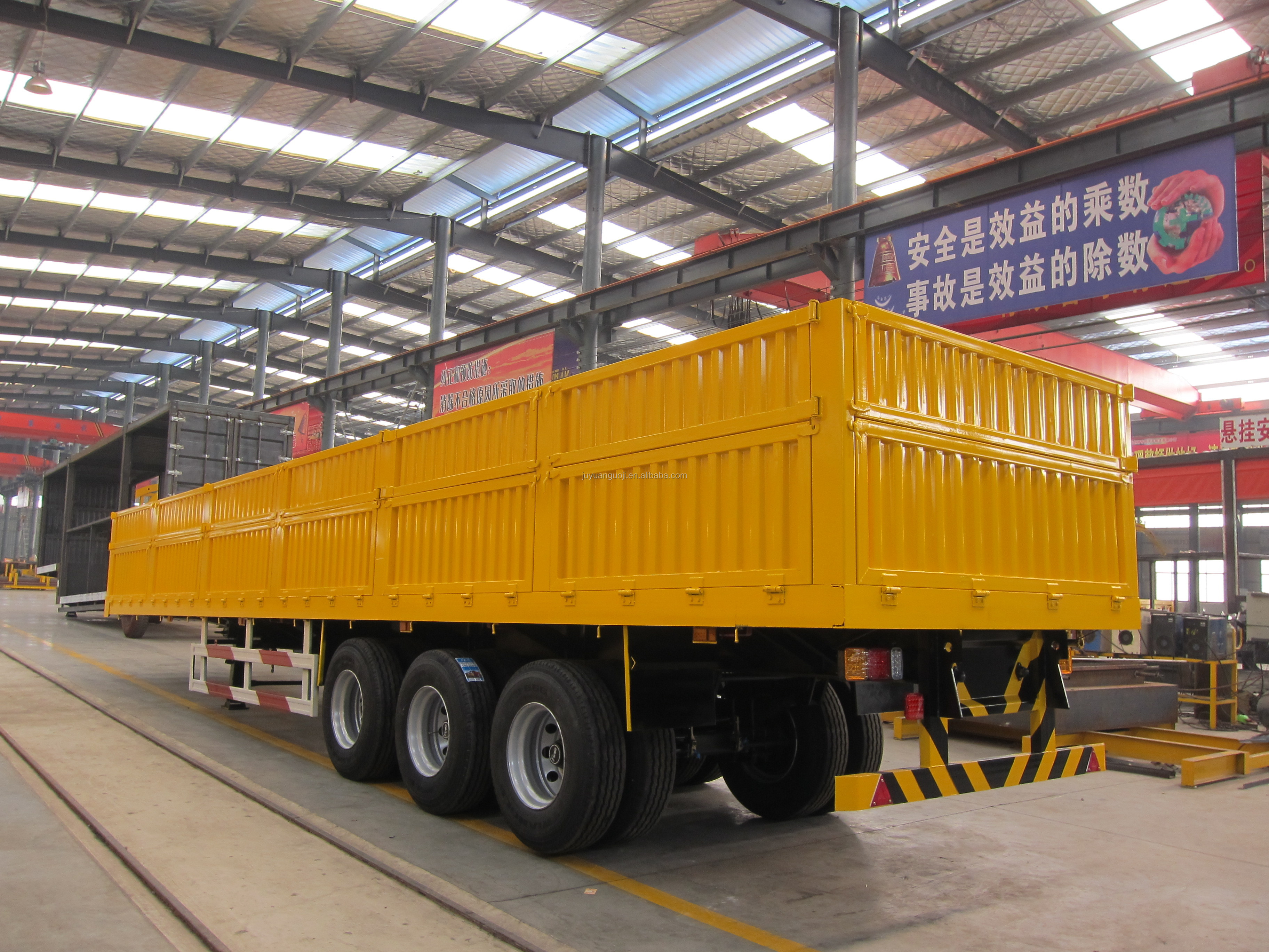 Special Vehical Manufacturing 30-60 Tons 45 Ft Semi Trailer with York Optional Axle