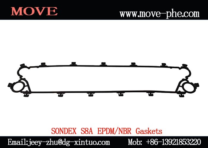 Supply EPDM Plate&Gasket Sondex S14A 694*126mm Replacement Plate Heat Exchanger Spare Parts