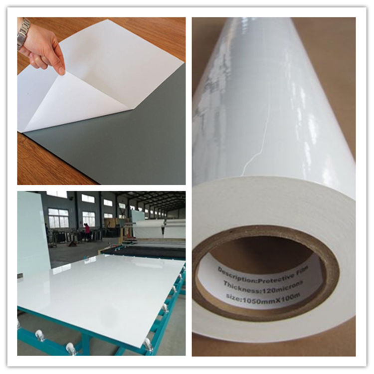 200m 150 Microns Mirror Safety Backing Film Enhanced Strength