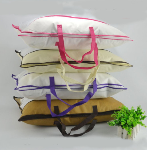 Waterproof PVC Blanket Bag Sewing Zipper Plastic Bag For Pillow / Quilt