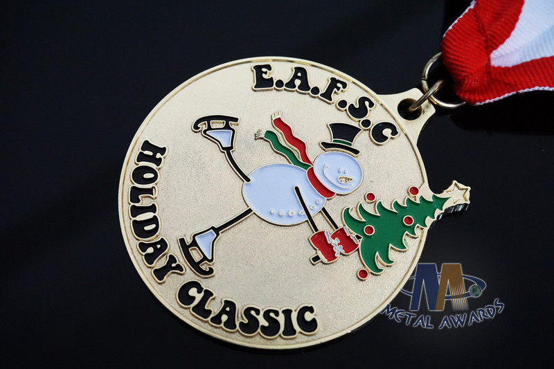Skiing Running Riding Dancing Sports Medals For Running Events