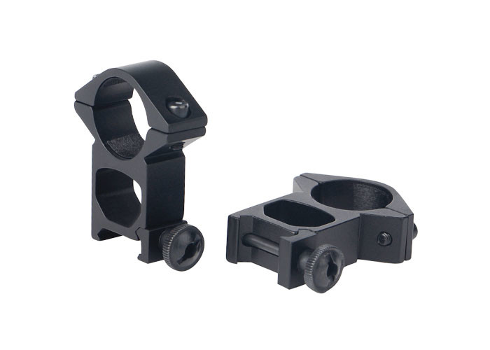 25.4mm / 20mm Tactical Rings And Mounts , One Piece Rings And Bases Twist Lock Design