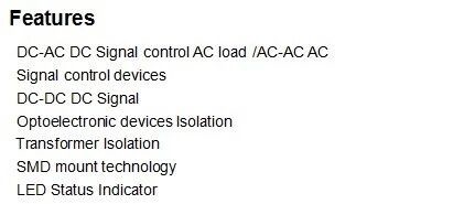 DC To AC Single Phase Direct Current SSR Solid State Relay