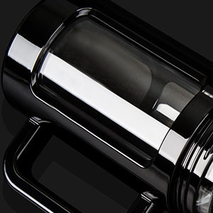 Multipurpose Office Business Gift Portable Glass Water Bottle With Handle Glass Bottle With Tea Strainer Unique Tea Separation Design And Functionalit