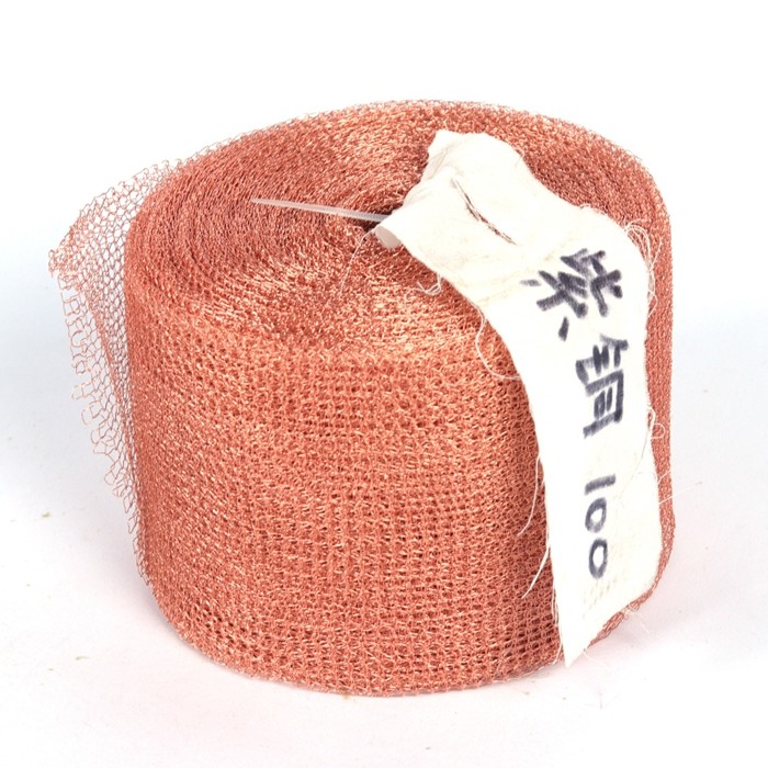 100mm Width Stainless Steel Knitted Wire Mesh 0.23mm Diameter Flat Type Corrugated Type