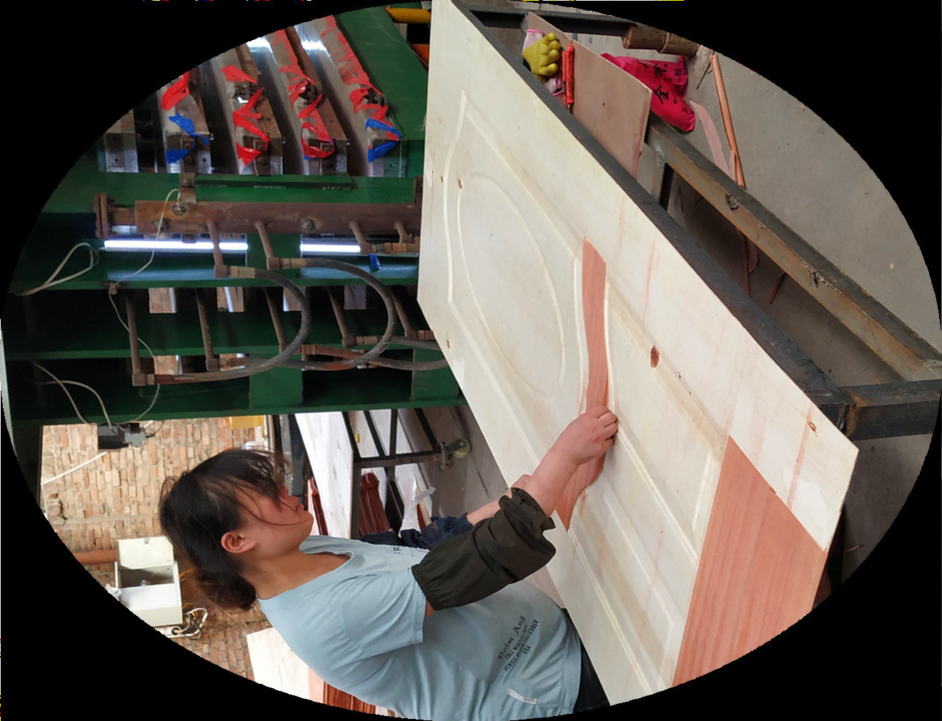2.7mm,3mm Teak Veneer PLYWOOD Door Skin/Teak Veneer Moulded PLYWOOD door skin