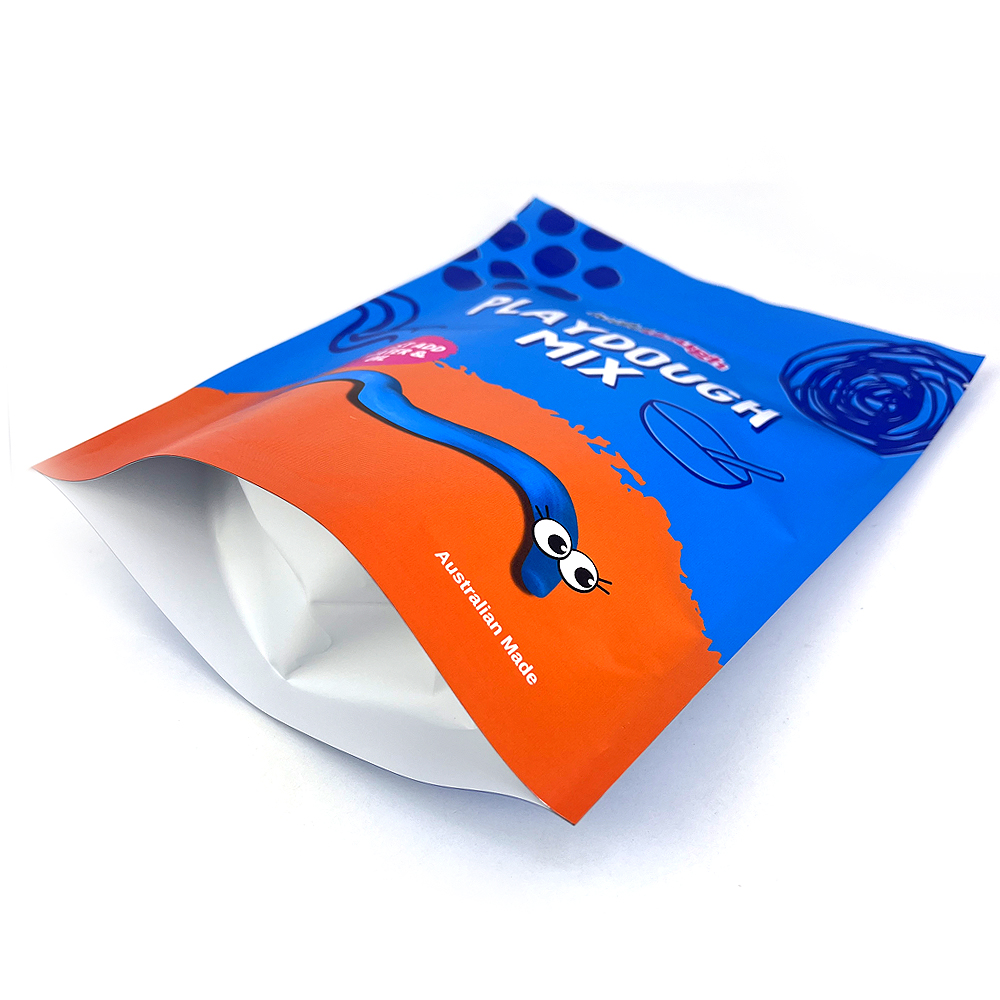 Resealable Zipper Top Aluminum Foil Packaging Bags Child Proof For Candy And Gummy
