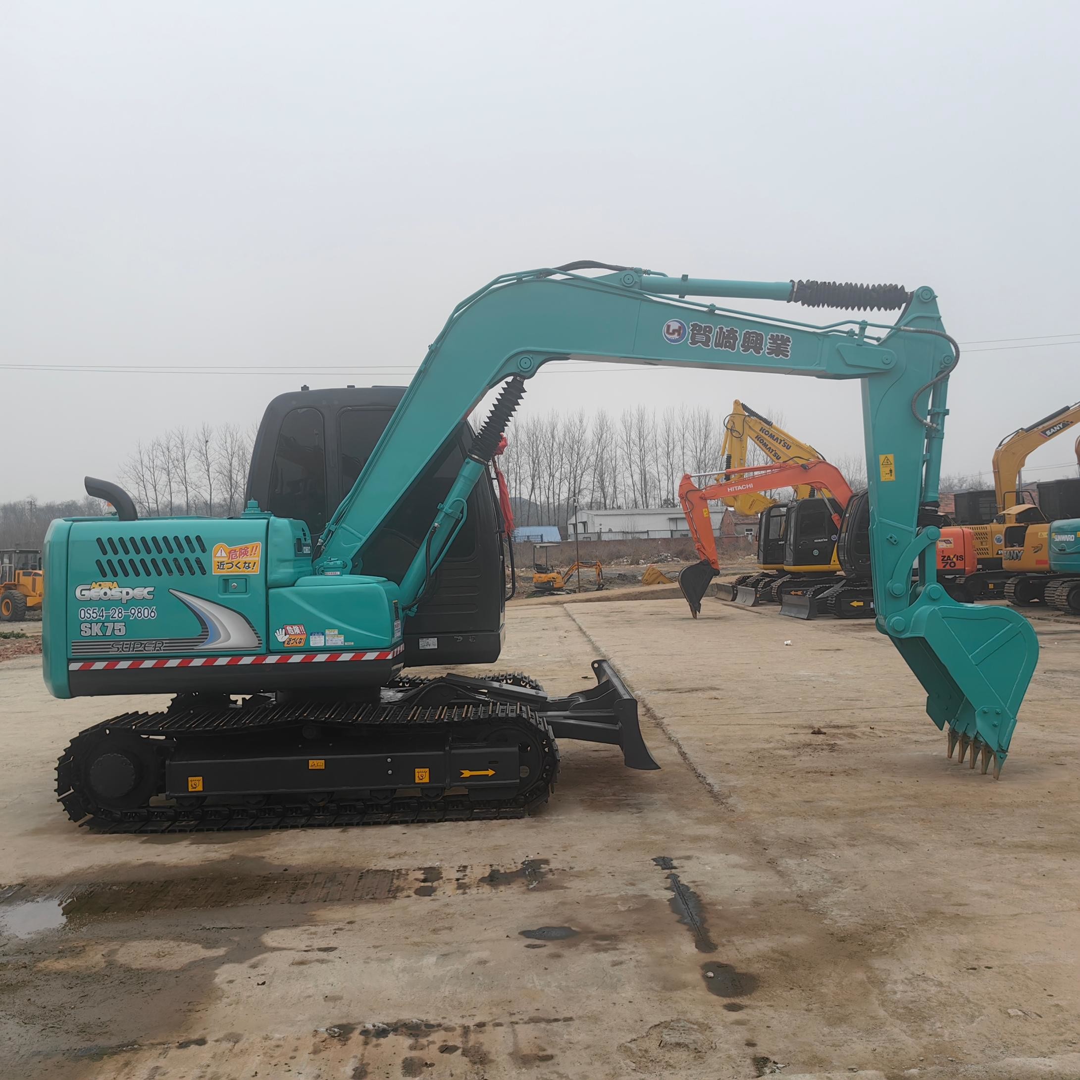 2024 Year 7 Ton Mini Machine Used Kobelco 75 Excavator