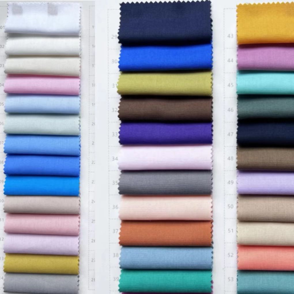 40SX40S 140X100 Cotton Dress Fabrics 135-142GSM Woven Man Shirt Lady Skirt Fabric