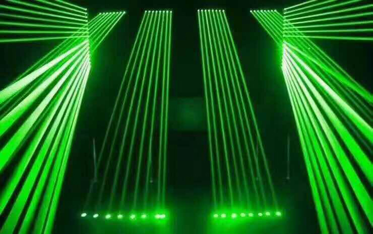 8 Eye RGB Laser Stage Light 60W For Disco DJ Show Channel 13/16CH