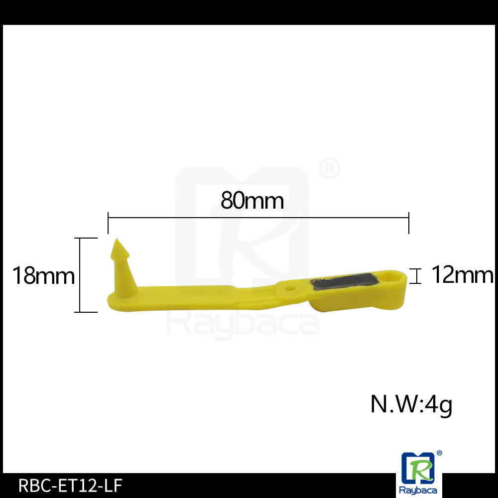 Low Frequency 134.2KHz RFID Livestock Tags , Electronic ID Tags For Sheep Goat Lamb