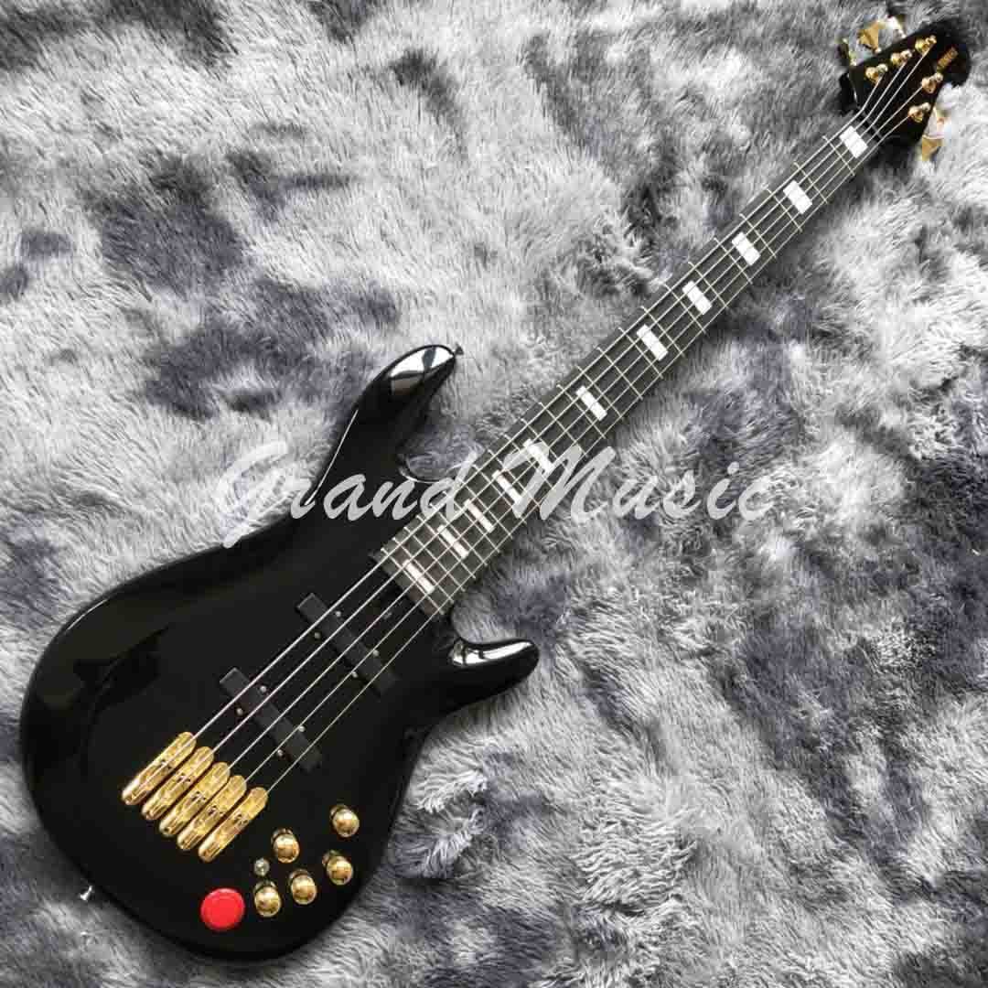 Custom Grand Nathan East Signature Model Neck Through 5-piece Maple Mahogany Neck Body Guitar Bass
