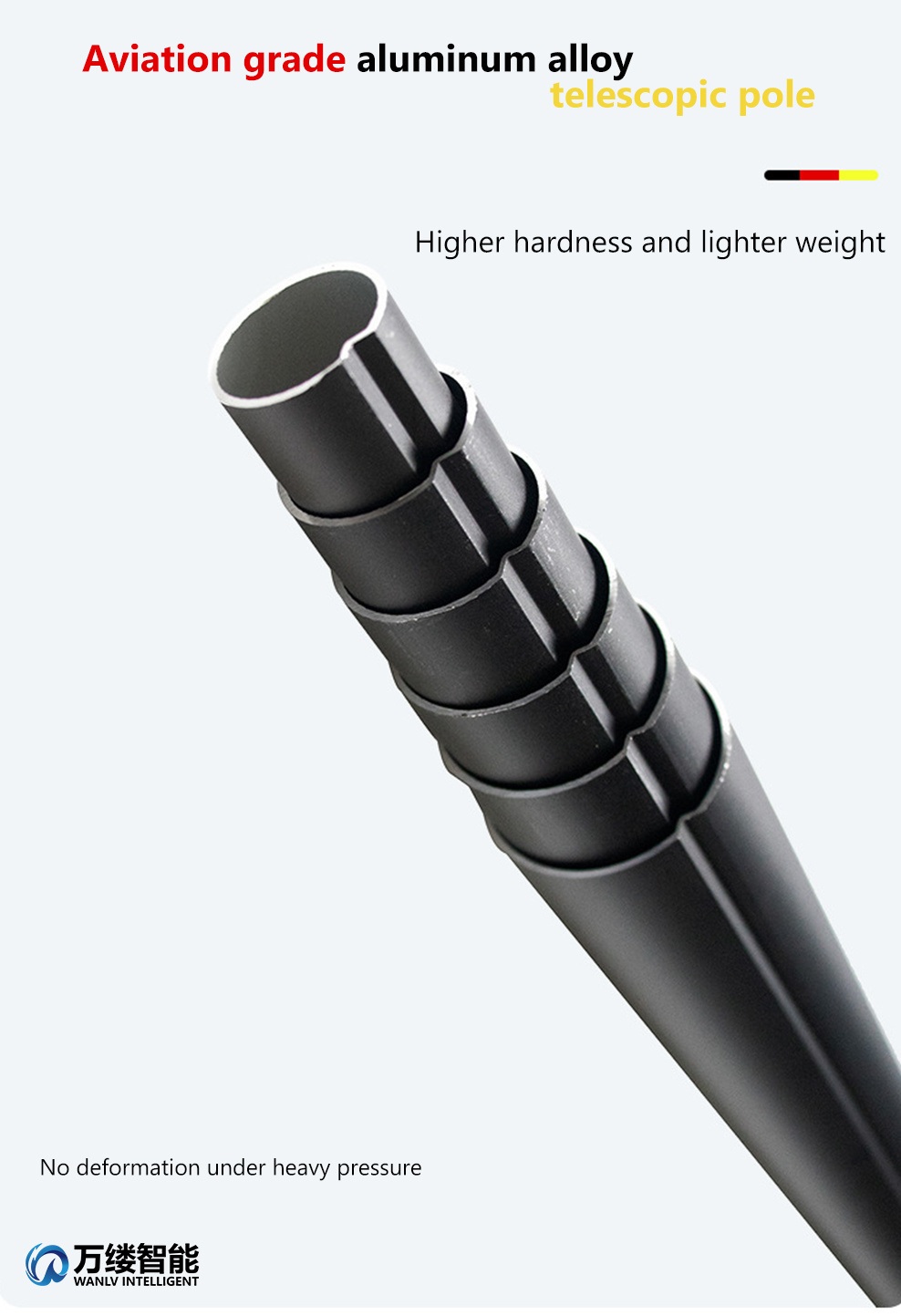 Aluminum Alloy Solar Panel Cleaning Manual Brush for Concrete Floor Solar Glass