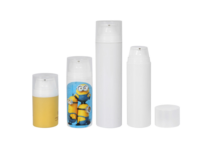 Customized Color and customized logo 30/50/75/100/120/150/200ml Airless Pump Bottles Skin care packaging
