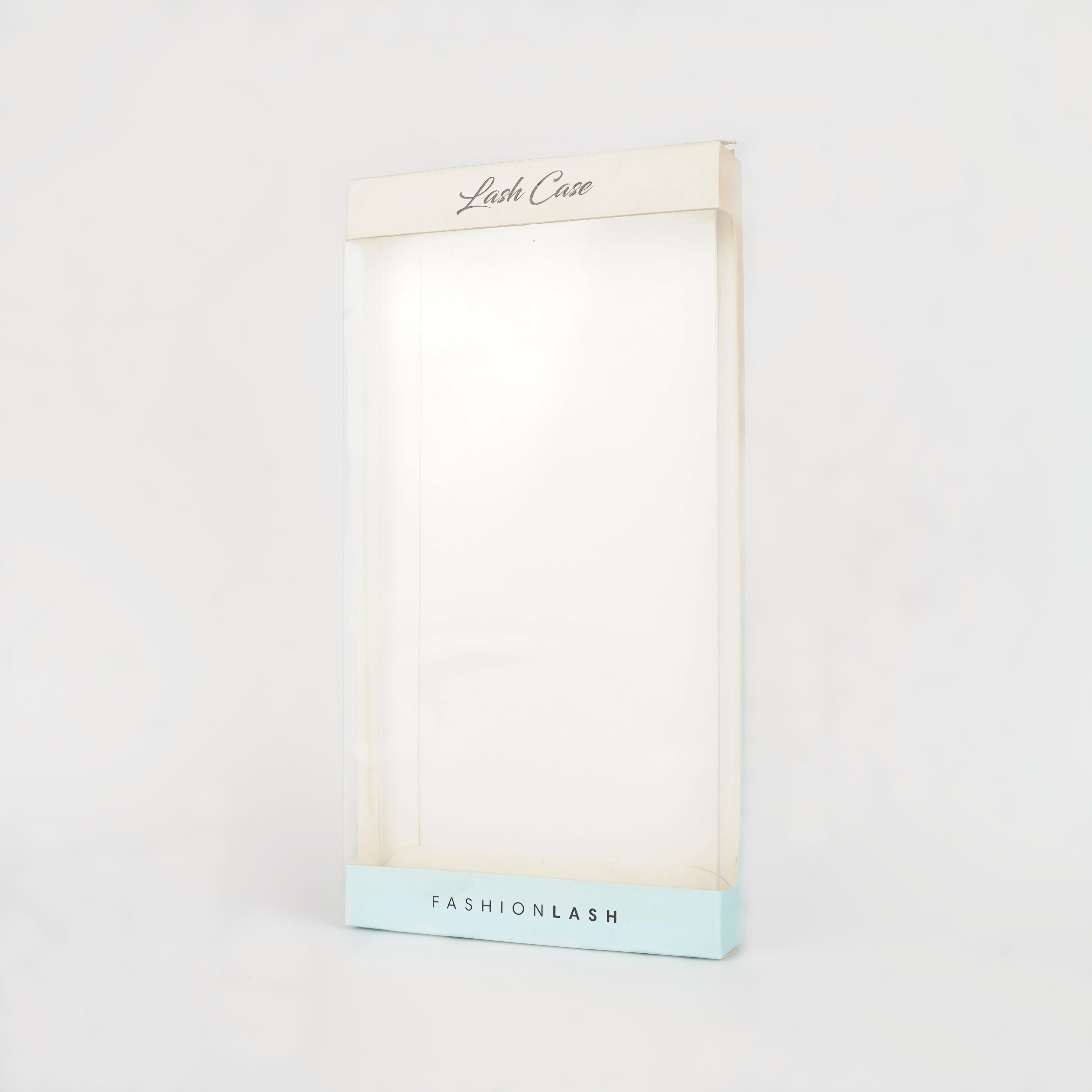 Fashion Design Custom Makeup Products Two Tuck Paper Box Package With PVC Window