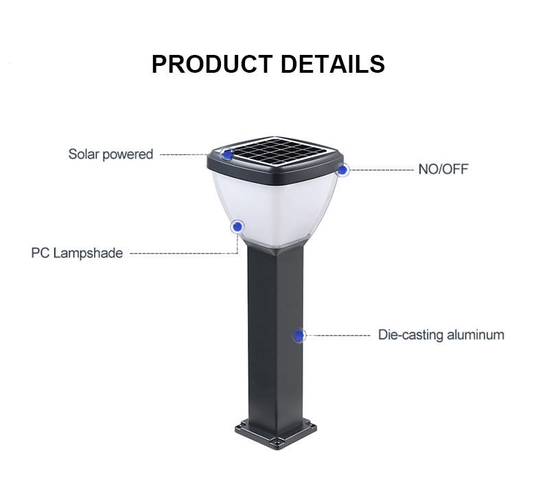 Waterproof Ip65 Solar Garden Light Landscape Rustproof Lighting Decoration Outdoor