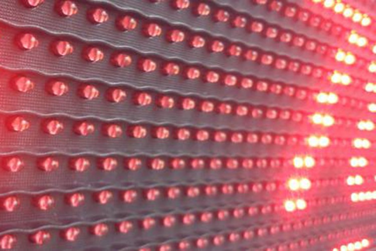 Single color bus led display screen high brightness