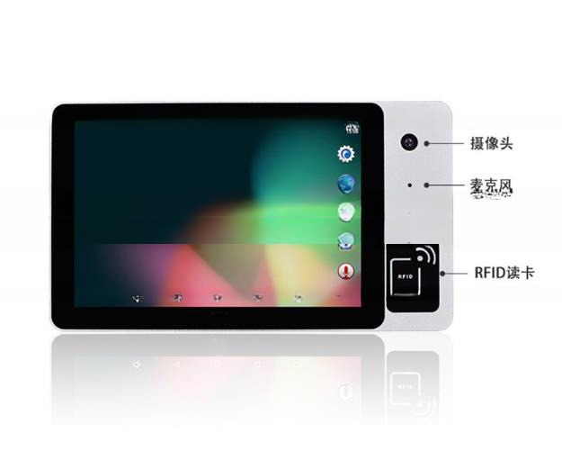 Wall Rugged 10.1 Inch IPS Touch Screen Panel PC All In One Windows Linux Tablet With Camera RFID NFC Reader