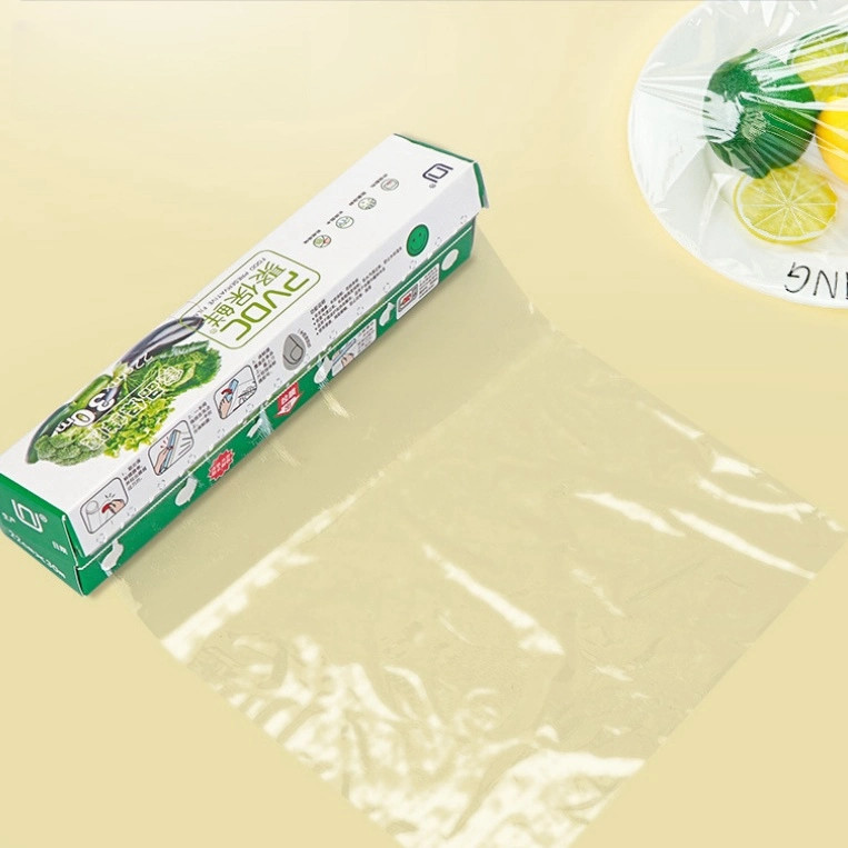 Eco Friendly No Toxic PVDC Fresh Keeping Food Cling Film Wrap For Microwave