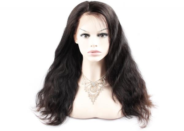 Quality Smooth Feeling 100 Human Hair Full Lace Front Wigs Double Strong Machine Weft for sale