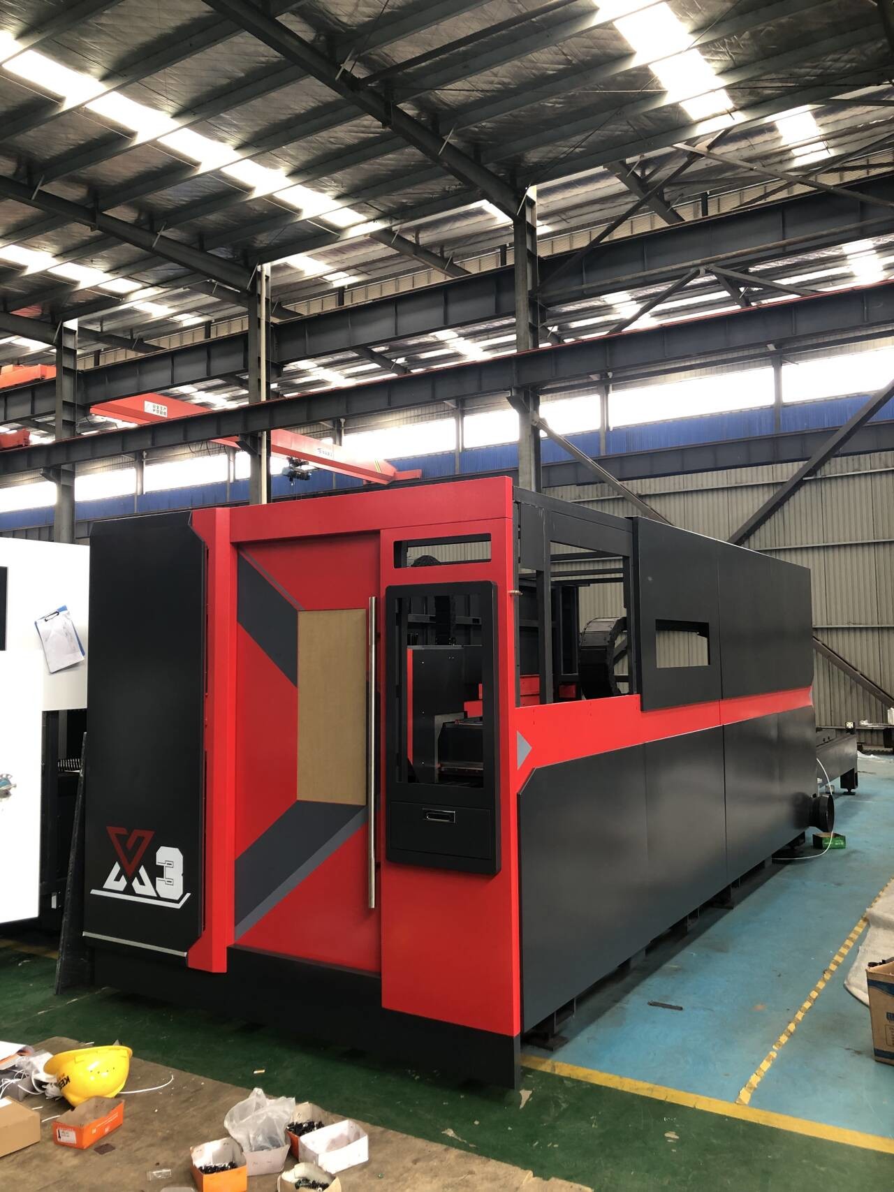 Dual Drive Rack Pinion Transmission System Exchange Table Laser Cutting Machine With BOCHU Control System