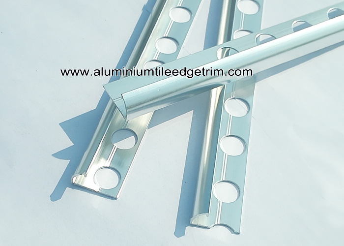 chrome quadrant tile edge trim