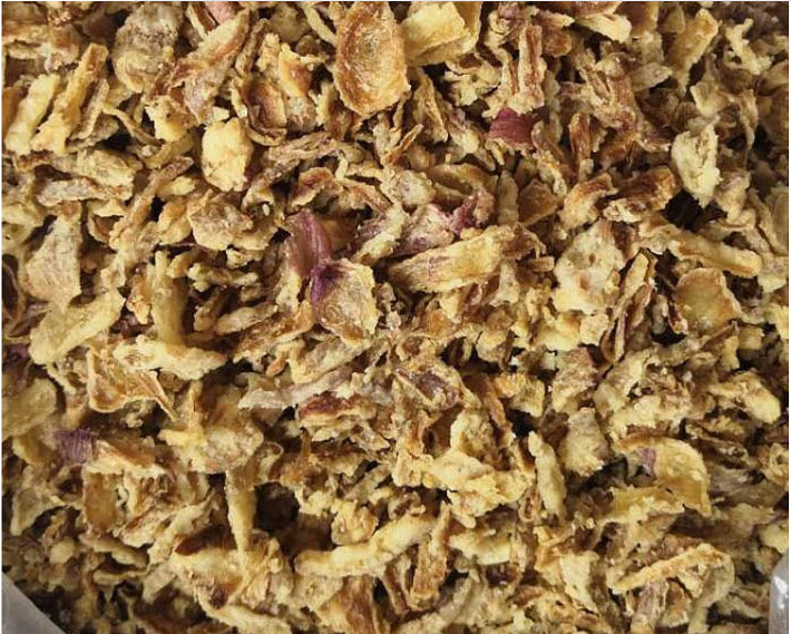 Palm Oil Healthy Crispy Fried Red Onions For Steak