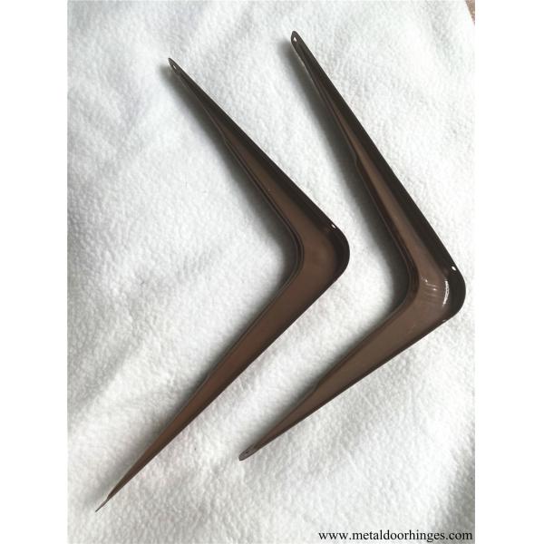 Manufacturer Wholesale 90 Degree Brown Steel Metal L Angle Mounting Bracket Corner Bracket