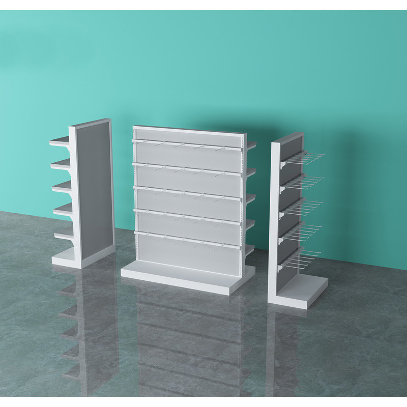 ODM Steel Rack For Supermarket , Supermarket Center Rack CE Certificate