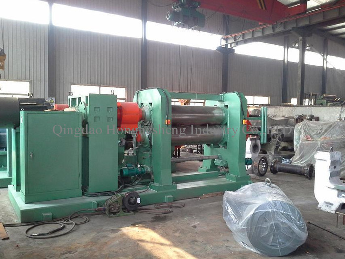 Fabric Rubber PVC Film Conveyor Belt Calender Machinery 360*1120mm