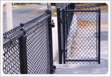 2 " X 2 " Square Woven Vinyl Coated Chain Link Fence