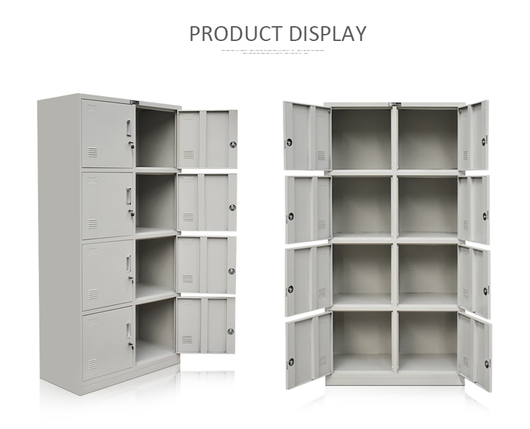 Vertical Waterproof Eight Doors Metal Storage Locker