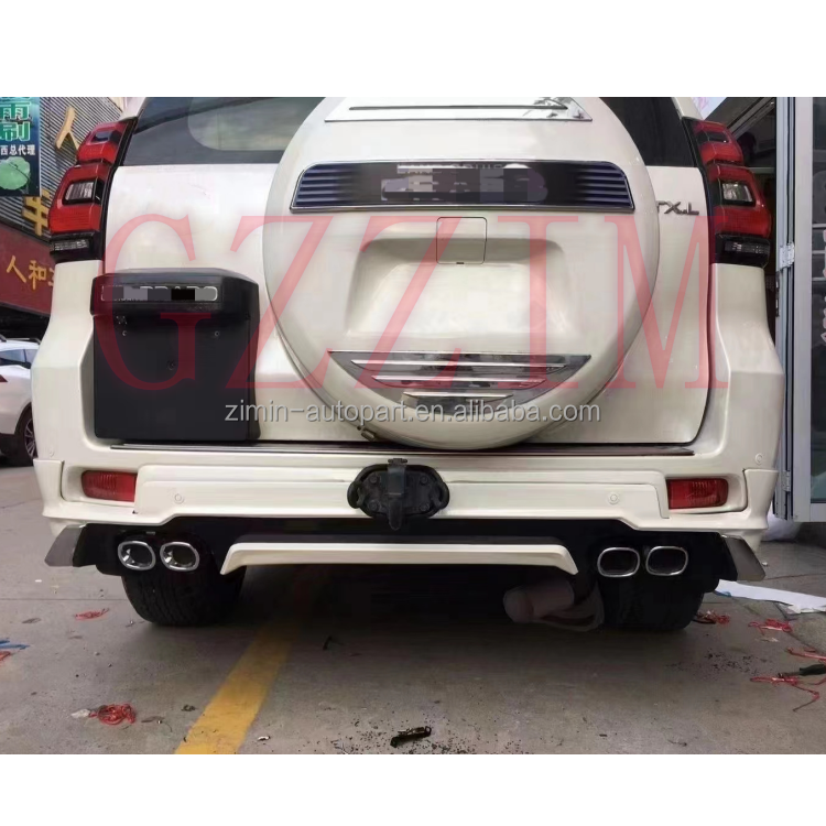FJ150 Plastic Body Kit For Prado FJ150 2018 Conversion Kit Front Rear Body Kit Black White